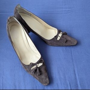 J Crew Brown Suede High Heels